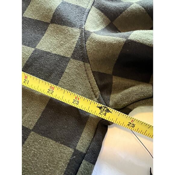 Tony Hawk Checkered Green/Black Hoodie Mens XL - Picture 11 of 12